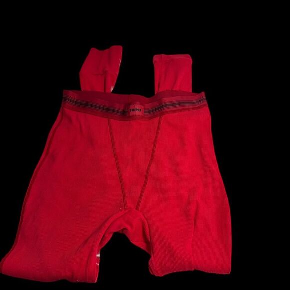 SKIMS Red Cotton Rib Knit High Rise‎ Leggings Sz S - Picture 2 of 7